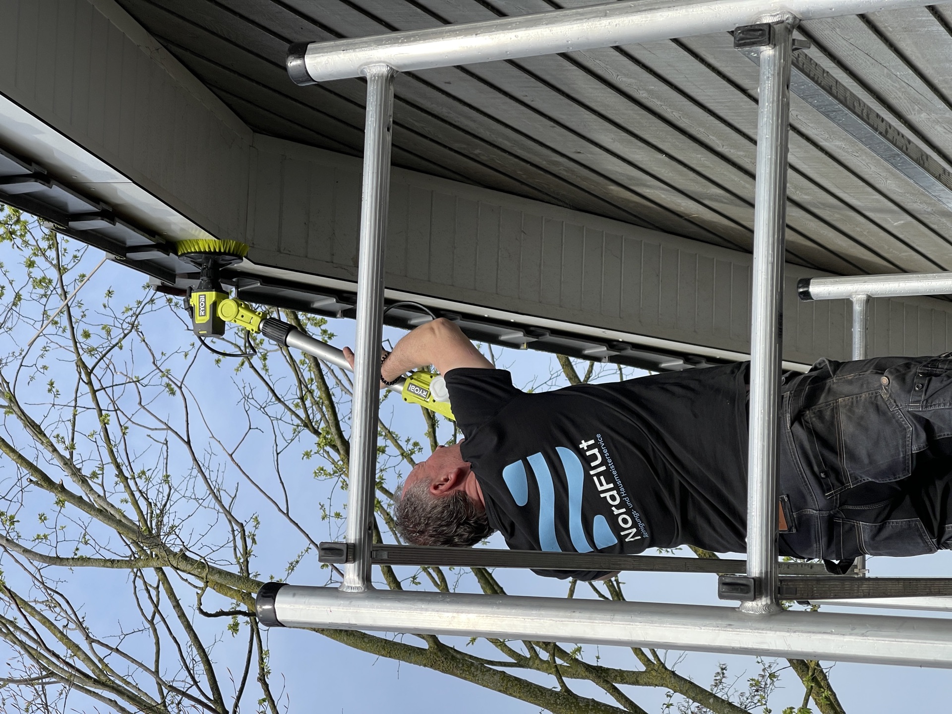 NordFlut Fassadenreinigung Detail – professionelle Reinigung Nordseeküste
